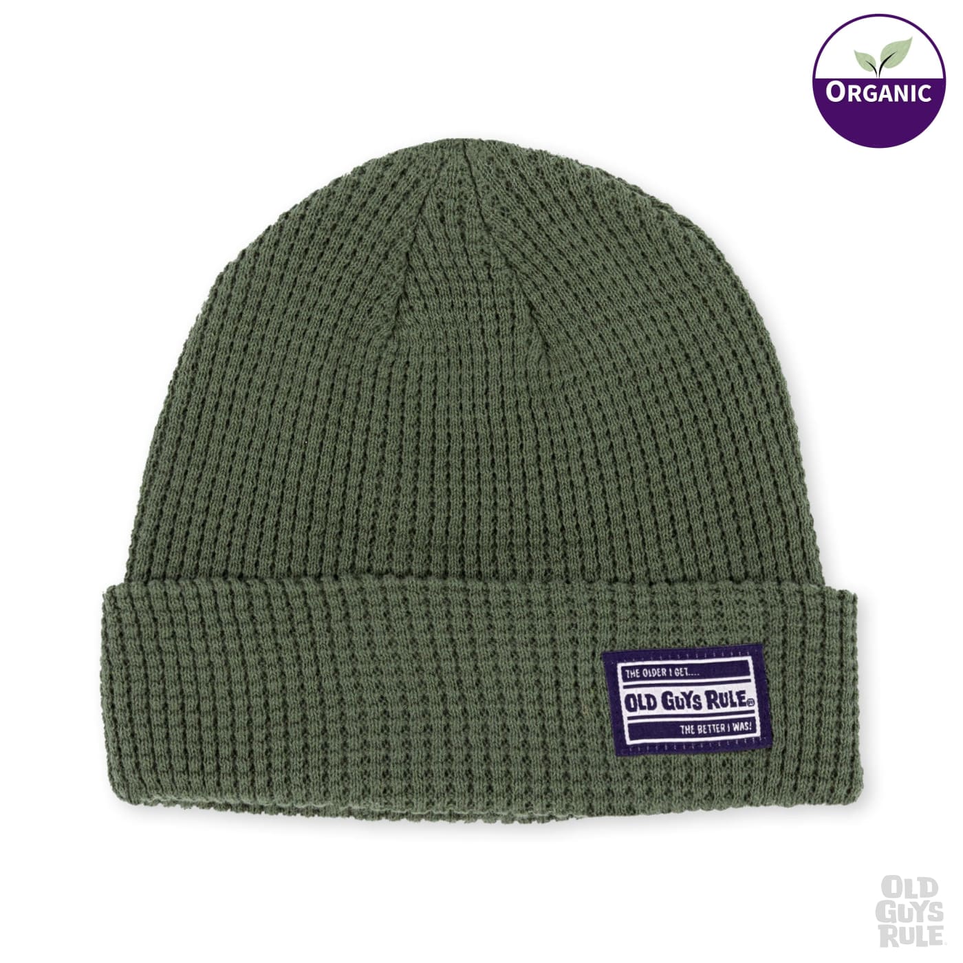 Old Guys Rule 'Waffle' Organic Cotton Knit Beanie