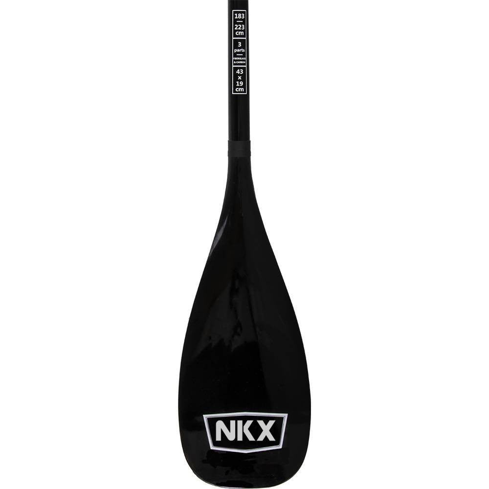 NKX Explorer Fiberglass SUP Paddle- black